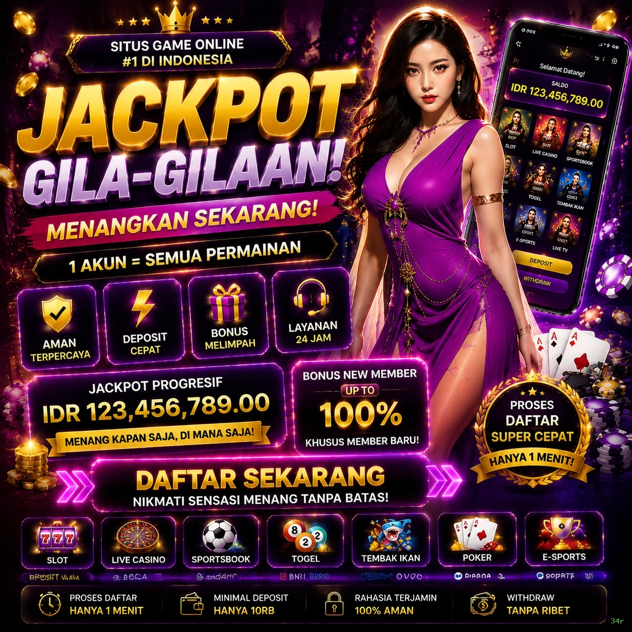 Strategi Menang Bermain di 34r untuk Pemula