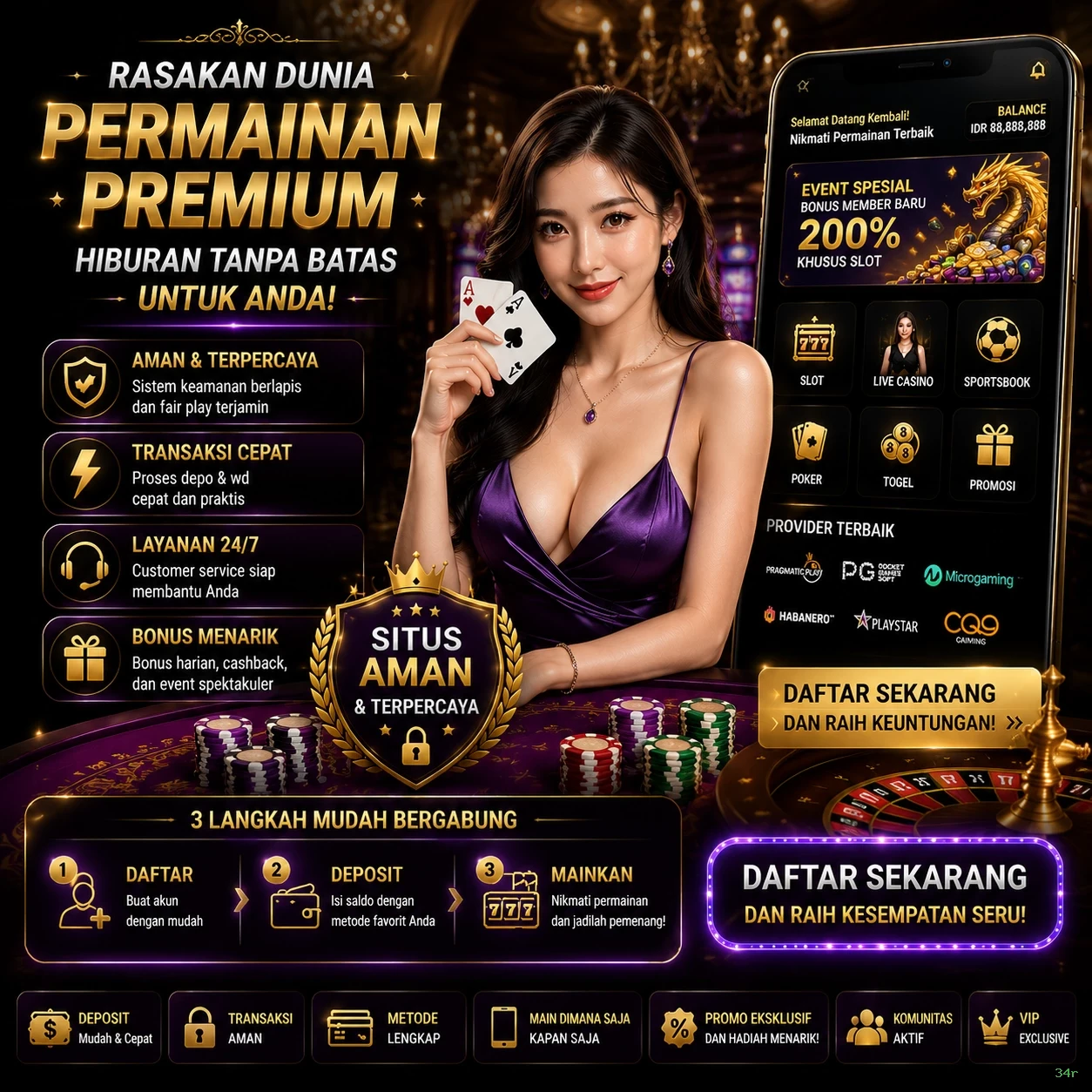 Mengulas Keunggulan Permainan di Situs 34r